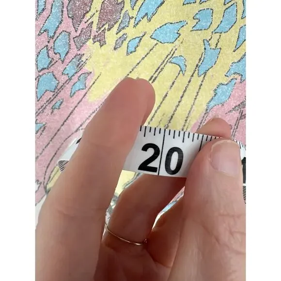 Journey Shirt Womens XS White Graphic Tee Band Music Colorful 80s Houston - Picture 8 of 8